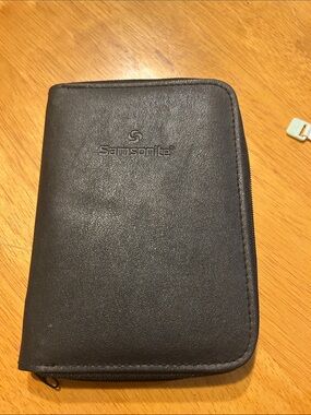 Samsonite Black Zip Around Wallet/ Document Holder
